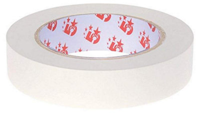 Fivestar 5 Star Office Double Sided Display Tape Polypropylene 25mmx33M Pack 6 from B&Q