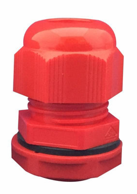 Concordia TechnologiesNylon 6 Cable Glands M20 Red 10 Pack from B&Q