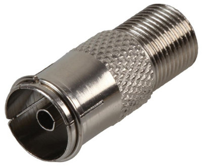 ProSignal Pro SignalF Type Socket To Tv Coax Socket Adaptor from B&Q