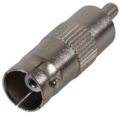 ProSignal Pro SignalBnc Socket To Rca Phono Plug Adaptor from B&Q