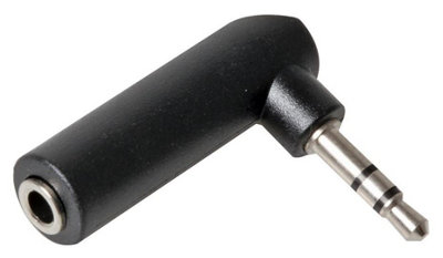 ProSignal Pro Signal3.5mm Stereo Jack Socket To 3.5mm Stereo Jack Plug90 Degree Angle from B&Q
