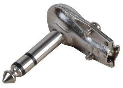ProSignal Pro Signal6.35mm Stereo Jack Plug. 90 Degree / Right Angle from B&Q