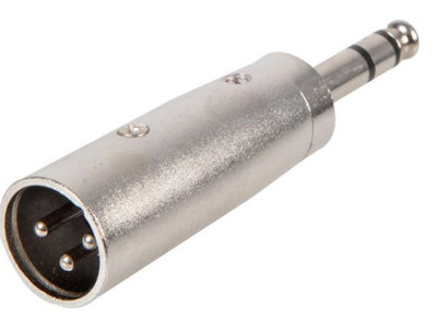 ProSignal Pro SignalXlr Plug To 6.35mm Stereo Jack Plug Adaptor from B&Q