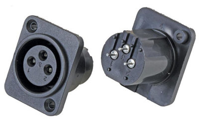 ProSignal Pro Signal3 Pole Xlr Chassis Mount Socket from B&Q