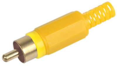 ProSignal Pro SignalYellow Phono PlugsPack Of 10 from B&Q