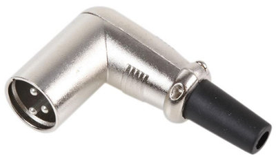 ProSignal Pro Signal3 Pole Xlr PlugRight Angle / 90 Degree from B&Q