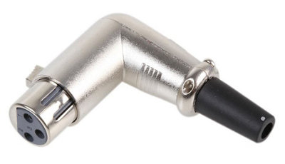ProSignal Pro Signal3 Pole Xlr SocketRight Angle / 90 Degree from B&Q