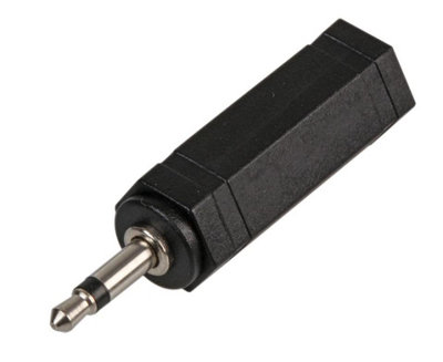 ProSignal Pro Signal6.35mm (1/4") Mono Jack Socket To 3.5mm Mono Jack Plug Adaptor from B&Q