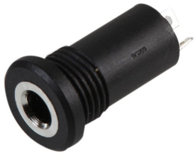 ProSignal Pro Signal3.5mm Panel Mount Mono Jack SocketPack Of 5 from B&Q