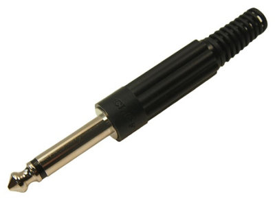 B&Q -  Electronic Components6.35mm 1/4" Mono Jack Plug