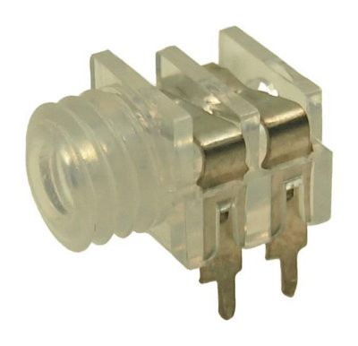 B&Q -  Electronic Components3.5mm Mono Jack SocketPanel MountPcbTransparent