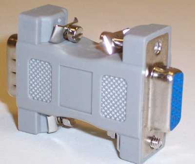 ProSignal Pro Signal9-Way D Male To 15-Way Hi-D D Female Vga Adaptor from B&Q
