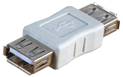 B&Q -  Pro SignalUsb 2.0 Type-A Female To Female AdaptorGrey