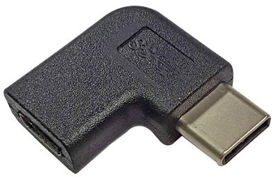 ProSignal Pro SignalUsb-C Plug To Micro Usb Socket 90 Degree Left Adaptor from B&Q