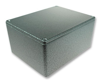 B&Q - CamdenbossIp54 Hammertone Die Cast Aluminium Project Enclosure121X95X61mm