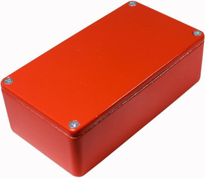 B&Q - CamdenbossIp54 Red Die Cast Aluminium Project Enclosure121X95X61mm