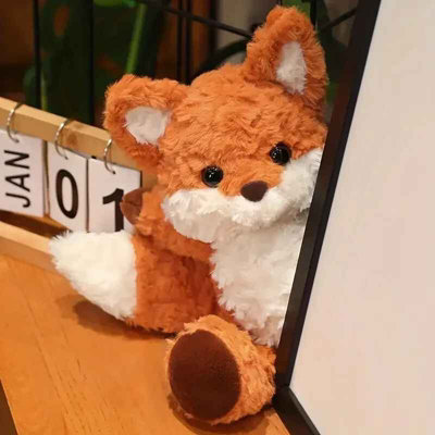 35cm Red Fox Plush Toy Soft Stuffed Animal