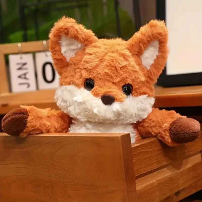 35cm Red Fox Plush Toy Soft Stuffed Animal