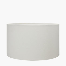 35cm White Cylinder Table Lampshade Drum Lamp Shade