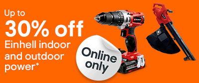 Up to 30% off Einhell indoor and outdoor power