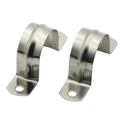 Fixation Grillage Rigide Sur Mur Cerceau De Tuyau En Acier Inoxydable 304, Anneau De Gorge à Double Fil Attache Grillage Rigide