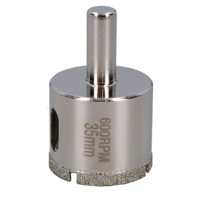 35mm Diamond Dust Holesaw Cutter Cutting Drill for Glass Marble Slate Porcelain