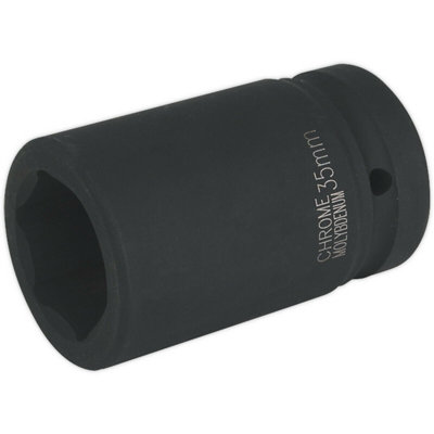 35mm Forged Deep Impact Socket - Heavy Duty 1 Inch Drive Chromoly ...