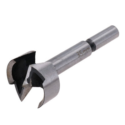 35mm Forstner Bit Wood Drill Boring Hinge Hole Cutter Woodworking 10mm Shank