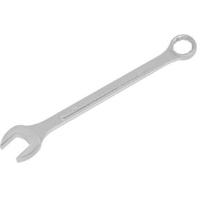 35mm Large Combination Spanner - Drop Forged Steel - Chrome Plated Polished Jaws