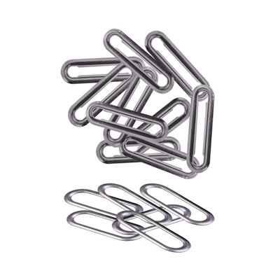 35mm Oval Shape Brass Eyelets with Washers, Gunmetal, 50pcs