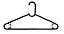 36 Black Plastic Coat Hangers Adult Size Multi Purpose Clothes Hanger Trousers