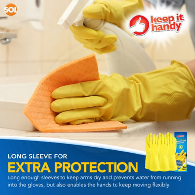 Extra long washing up gloves online