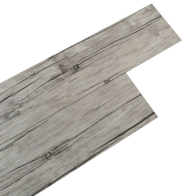 36 pcs Self Adhesive Wood Grain Effect PVC Laminate Flooring Planks - 4