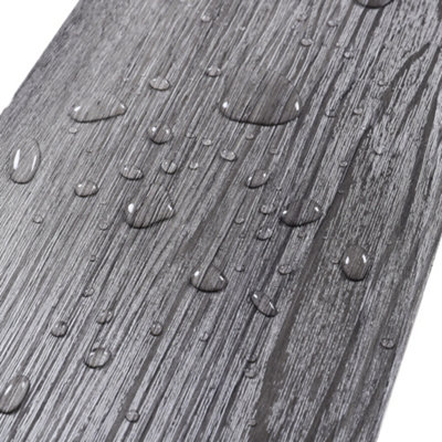 36 PCS Waterproof Self Adhesive Plank Wood Grain Effect PVC Flooring - 4