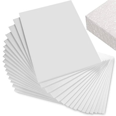 36 x Flexible Polystyrene EPS Foam Sheet Slabs 600mm x 400mm x 25mm For Packing & Shipping