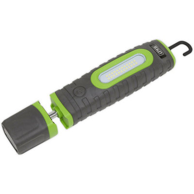 360 degree Swivel Inspection Light - 24 SMD & 3W SMD LED - Rechargeable - Green