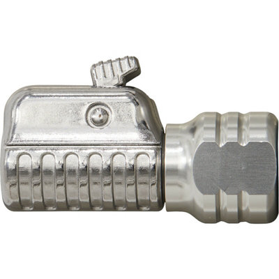 360 Swivel Head 1/4 BSP Female Tyre Inflator Clip-on Connector for Easy Inflation