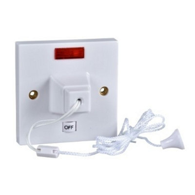 2 x Schneider GSWPULL50N Shower Ceiling Pull Switch with Neon & Indicator DP 50A - Image 11