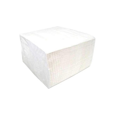 We Can Source It Ltd White Airlaid Dinner Napkins 40Cm Soft Strong Disposable 8 Fold Pack Of 1000 For Events Catering & Home Use from B&Q