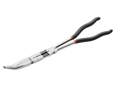 Facom 195.34L Double Jointed Extra Long Half-Round Nose Pliers 45 Angle 340Mm Fcm19534l