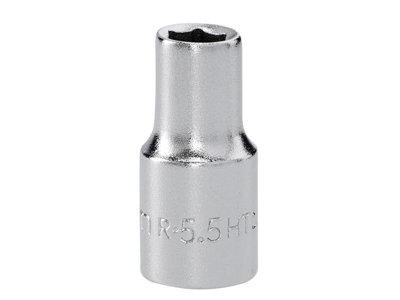 Facom R.5.5Ht R.5.5Ht 6 Point Standard Socket 1/4In Drive 5.5mm Fcmr55Ht from B&Q