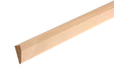  - Planed Neutral Pine Chamfered Architrave (L)2100mm (W)44mm (T)15mm
