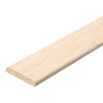  - Planed Neutral Pine Rounded Architrave (L)2100mm (W)69mm (T)12mm