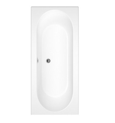 Cooke & Lewis Sovana Rectangular Straight Bath (L)170Cm (W)75Cm from B&Q