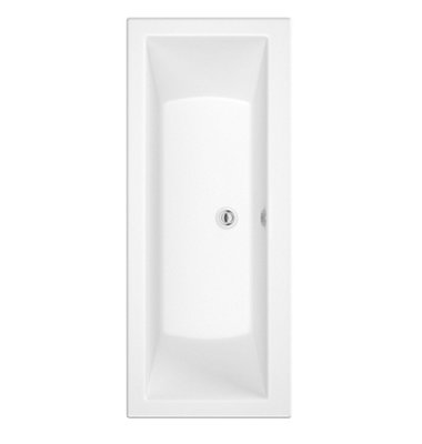 Cooke & Lewis Arezzo Rectangular Straight Bath (L)170Cm (W)75Cm from B&Q