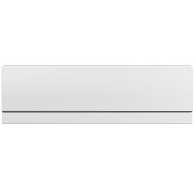 Cooke & Lewis Hadley Gloss White Straight Front Bath Panel (H)51Cm (W)180Cm from B&Q