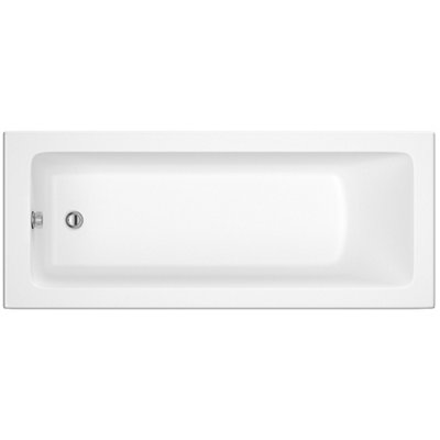 Cooke & Lewis Arezzo White Rectangular Straight Bath (L)150Cm (W)70Cm from B&Q