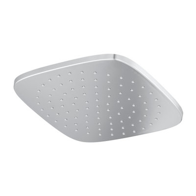 GoodHome Teesta Single-Spray Pattern Overhead Shower Head from B&Q