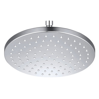 GoodHome Cavally Single-Spray Pattern Overhead Shower Head from B&Q