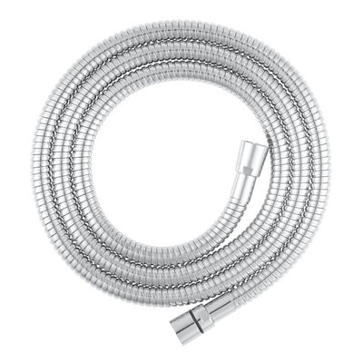 GoodHome Chrome Effect Brass & Pvc Shower Hose(L)2M from B&Q